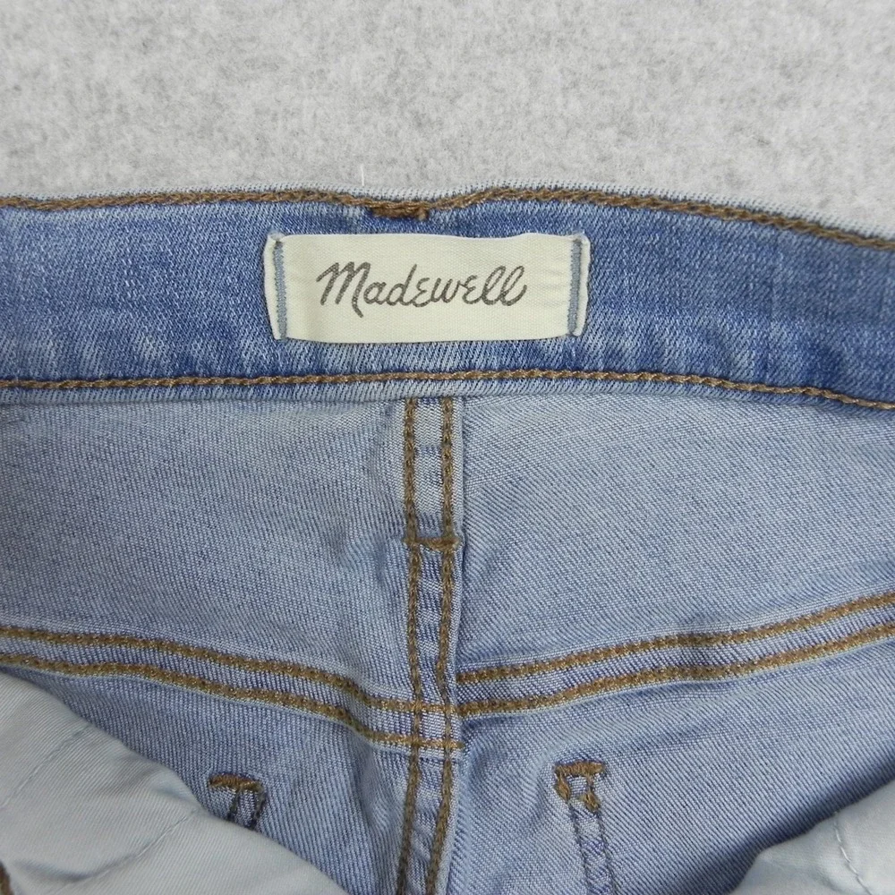 Madewell‎ Jeans Womens 24 Cali Demi-Boot Button Fly Stretch Flex Denim Blue